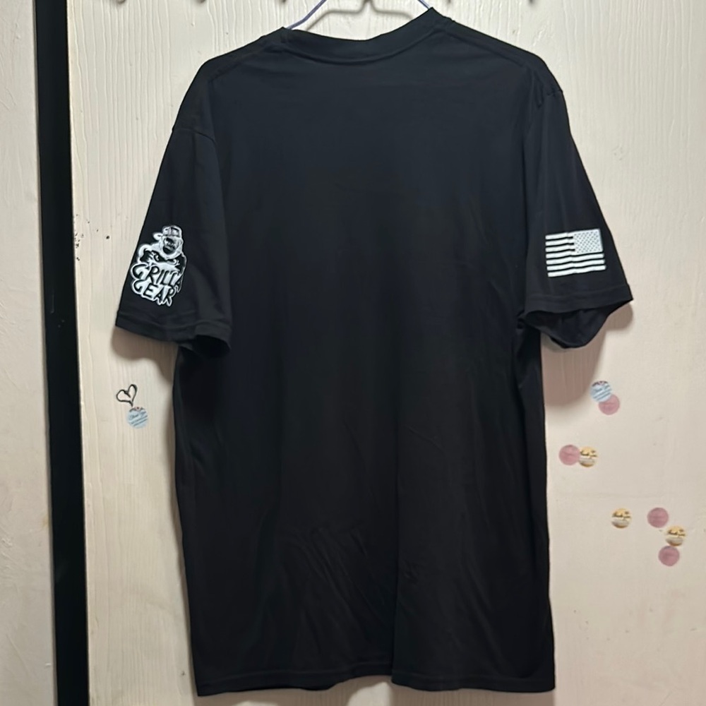 Vintage Volunteer Knitwear Graphic T-Shirt, Size XL, Black, Streetwear - Picture 3 of 16